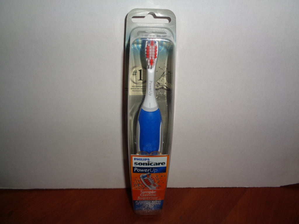 Battery Operated Sonic Toothbrush - Blue, Cordless, 15,000 Strokes/Min