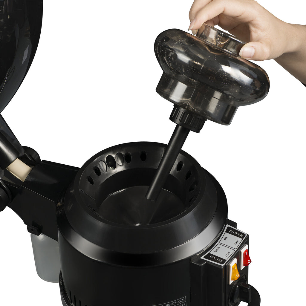 Professional Hair Steamer for Salon & Home Use with Adjustable Temperature & Timer