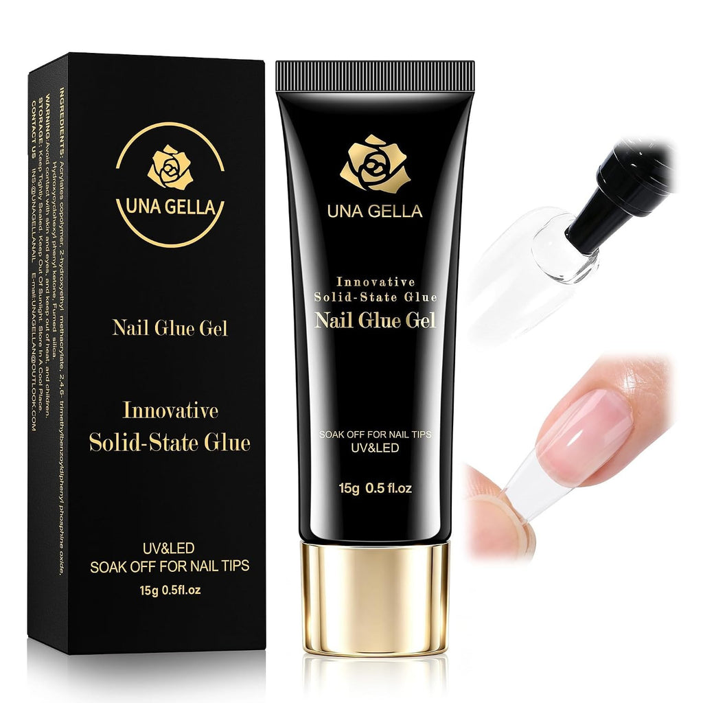 Nail Tip Glue - Long-Lasting Rapid Cure Nail Adhesive 15g