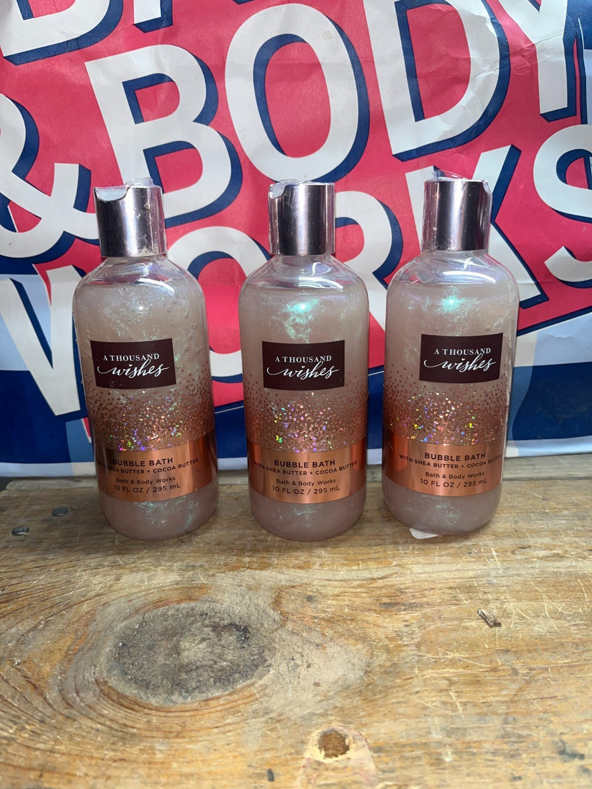 3 Pack Shea & Cocoa Butter Bubble Bath - A Thousand Wishes by Bath & Body Works