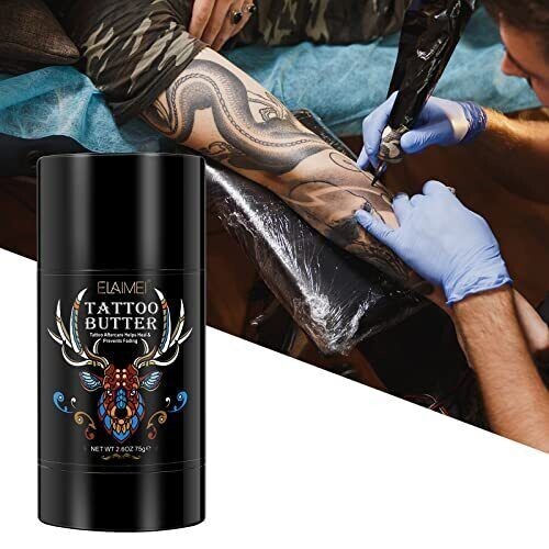 Organic Healing Tattoo Aftercare Butter Balm 2.6 Oz - Pack of 2