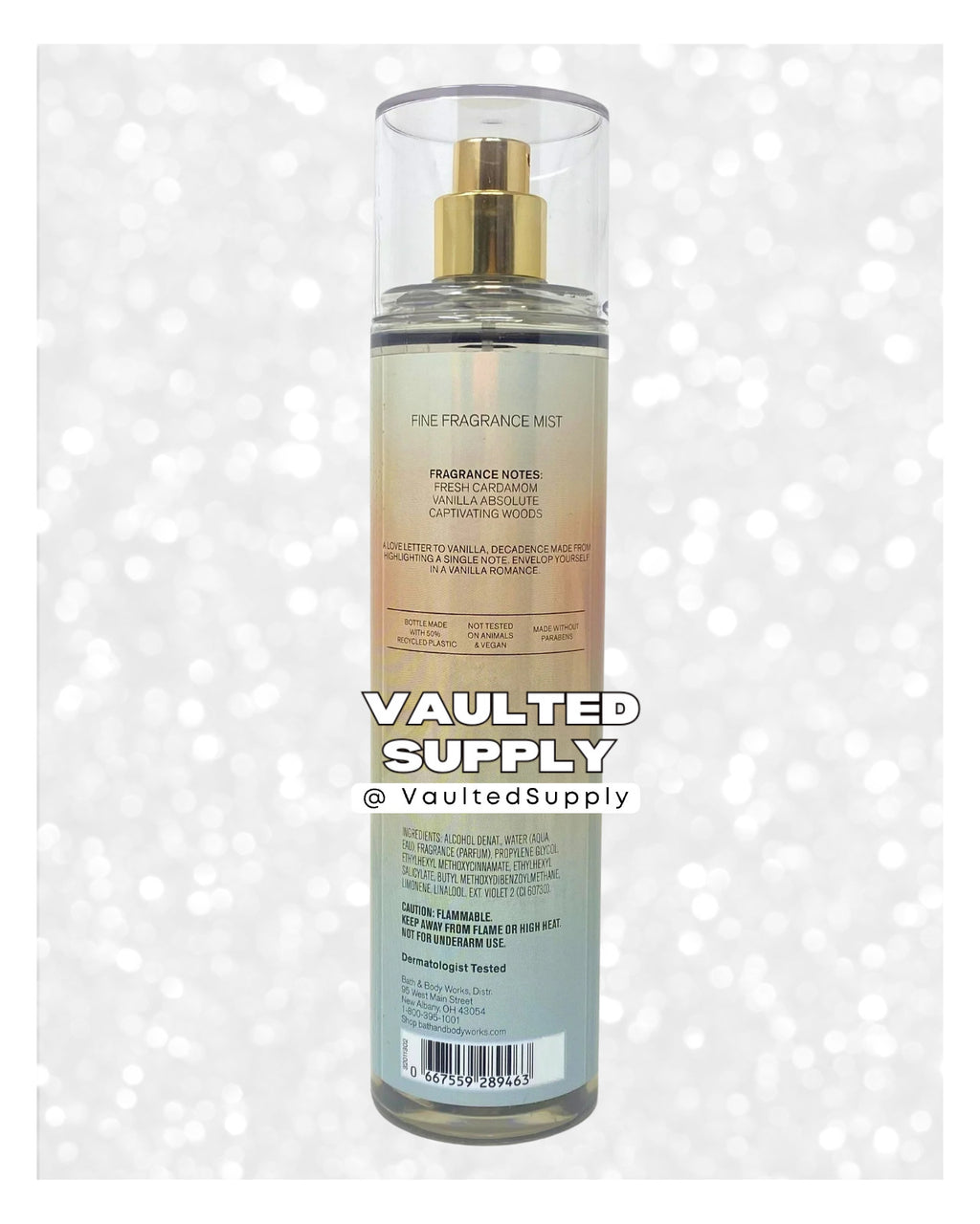 Vanilla Romance Body Mist Set - 2 Pack, 8 oz Each, Warm Floral Scent
