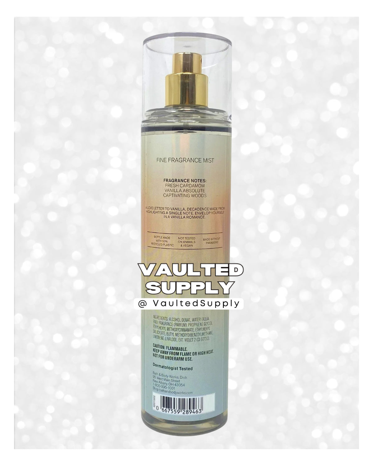 Vanilla Romance Body Mist Set - 2 Pack, 8 oz Each, Warm Floral Scent