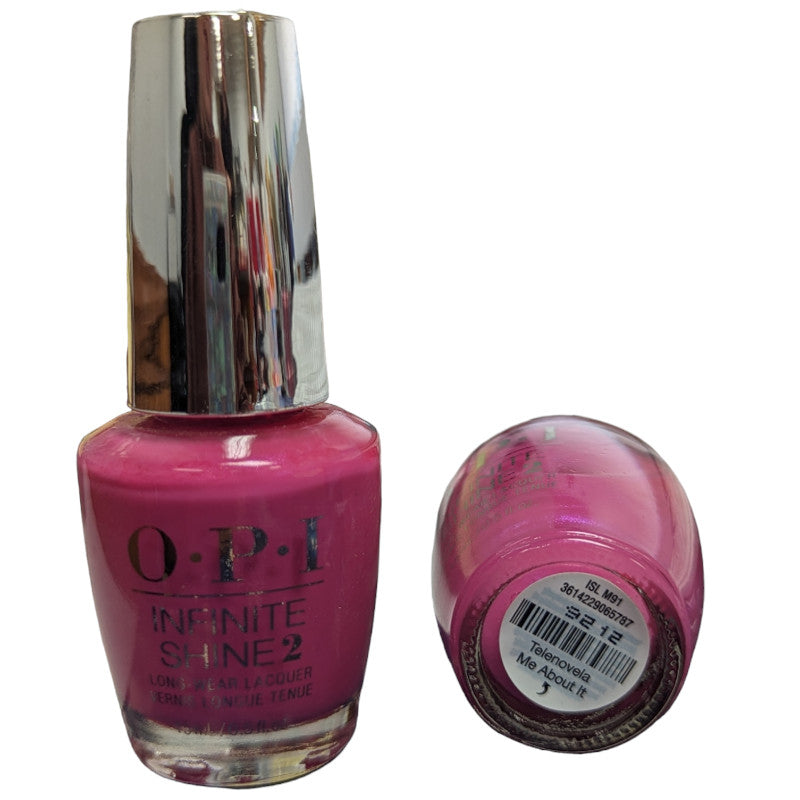 OPI Infinite Shine Nail Lacquer Telenovela Me About It - Soap Opera Pink, 0.5 fl oz