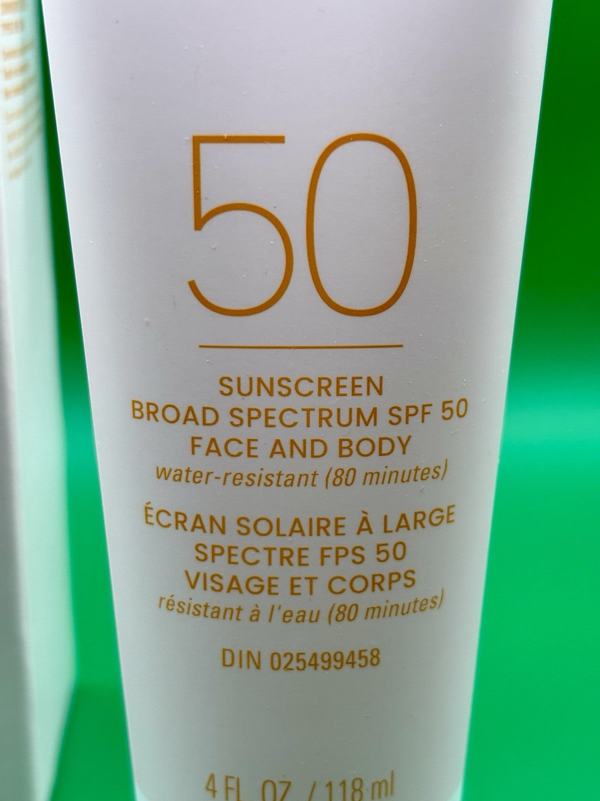 Sunscreen SPF 50 Broad Spectrum Face & Body Sun Protection Sealed NIB