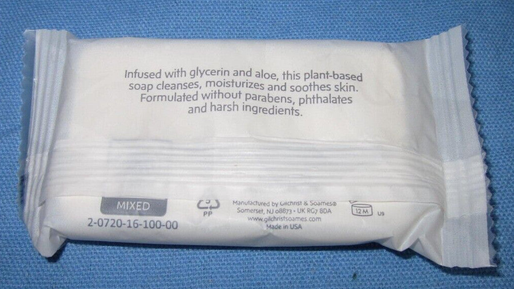 Individual Wrapped Bar Soap - 1.25oz Pack of 100 for Travel & Hospitality