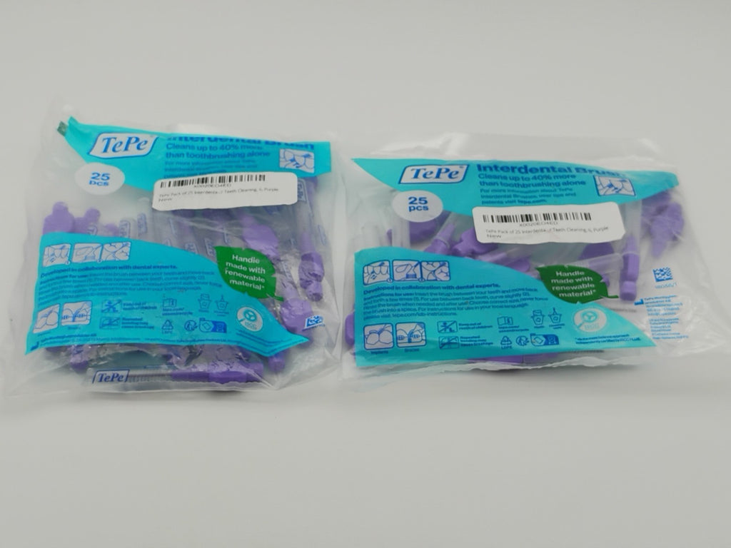 Interdental Brushes Soft Dental Cleaning Set 25 Pack 1.1mm