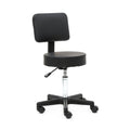 Adjustable Swivel Salon Stool Chair for Barber SPA Shop Black