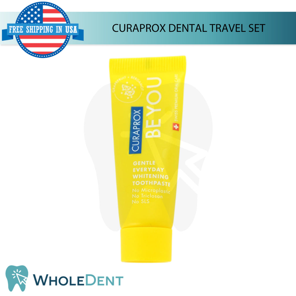 Travel Oral Hygiene Kit with Toothbrush and Interdental Brushes - Compact & Refillable
