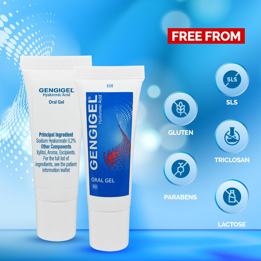 Hyaluronic Acid Oral Gel for Mouth & Gum Relief 20ml - Soothes & Supports Healing