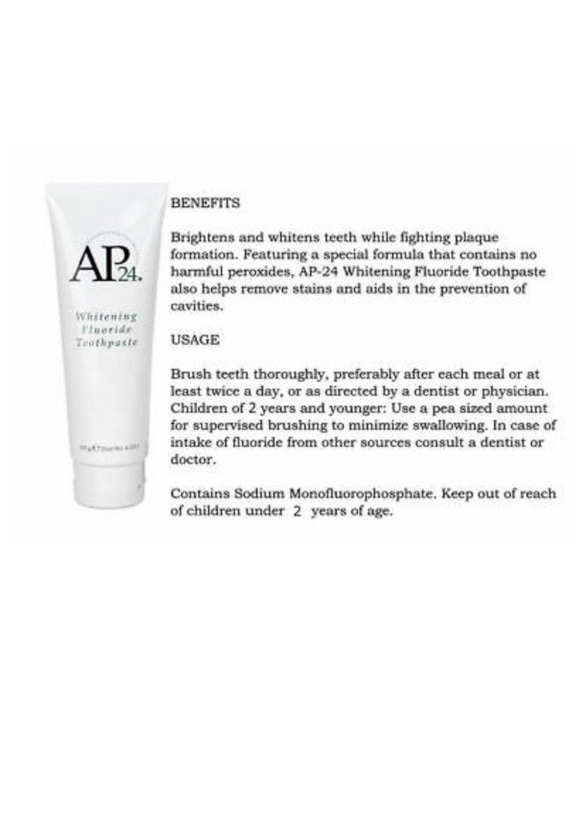 Whitening Fluoride Toothpaste with Vanilla Mint - 3.9 oz, Brighten & Protect