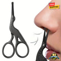 Nose & Facial Hair Grooming Scissors - Stainless Steel Round Tip