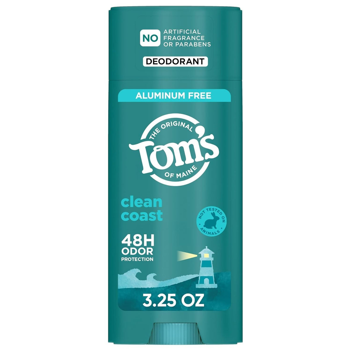 Natural Aluminum-Free Deodorant 3-Pack - Clean Coast, 3.25 oz