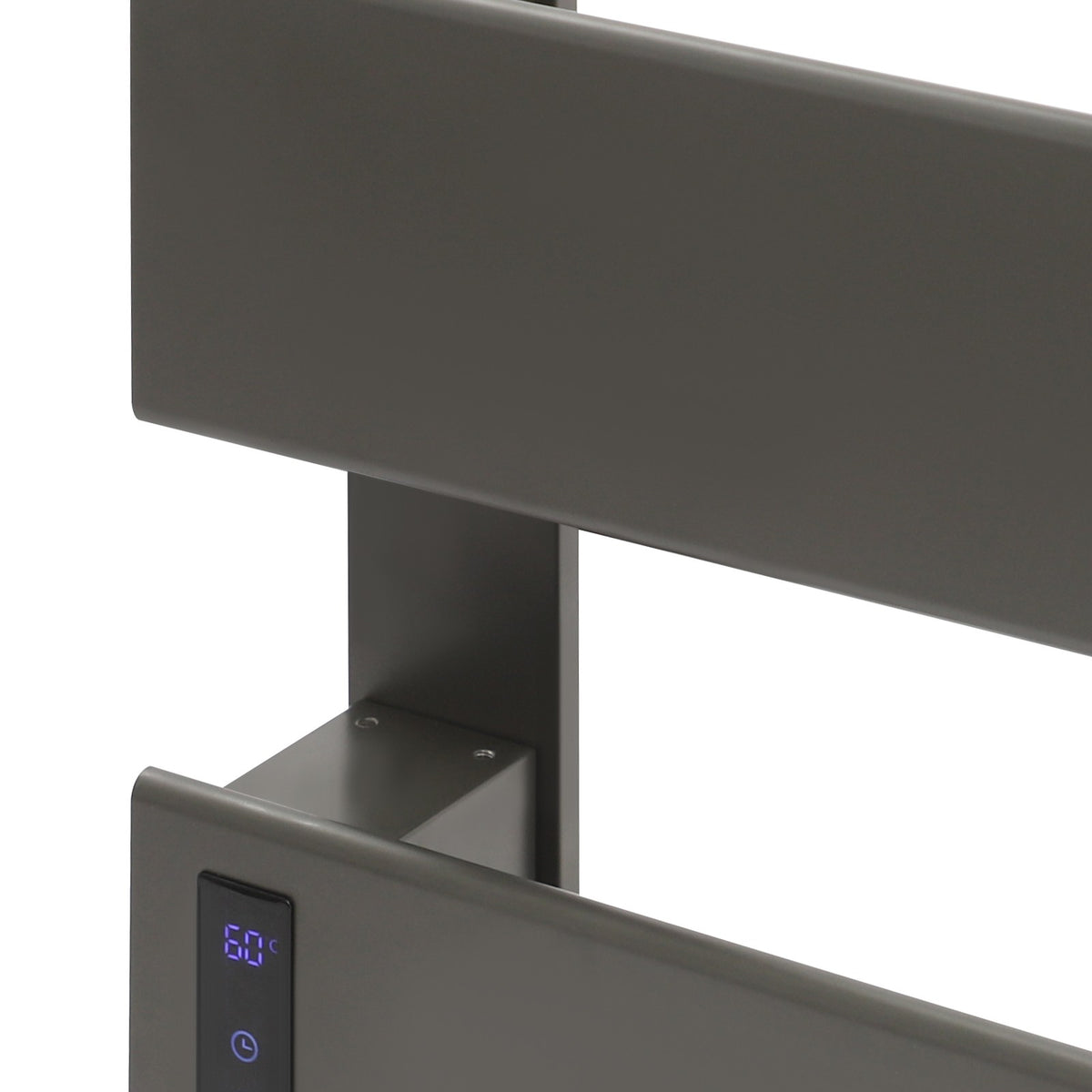 Electric Wall-Mounted Towel Warmer with Adjustable Timer and Temperature