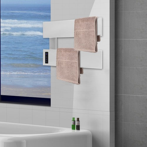 Electric Wall-Mounted Towel Warmer with Adjustable Temperature & Timer