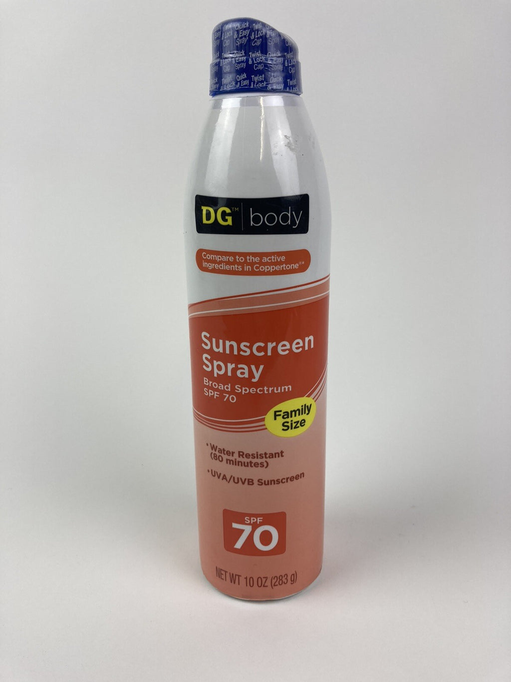 SPF 70 Sunscreen Spray for Body Family Size 10oz UVA UVB Protection