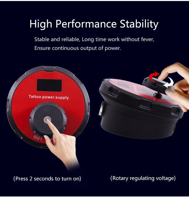 Airfoil Tattoo Power Supply Box Digital Unit LED Dual-Mode 3-Color