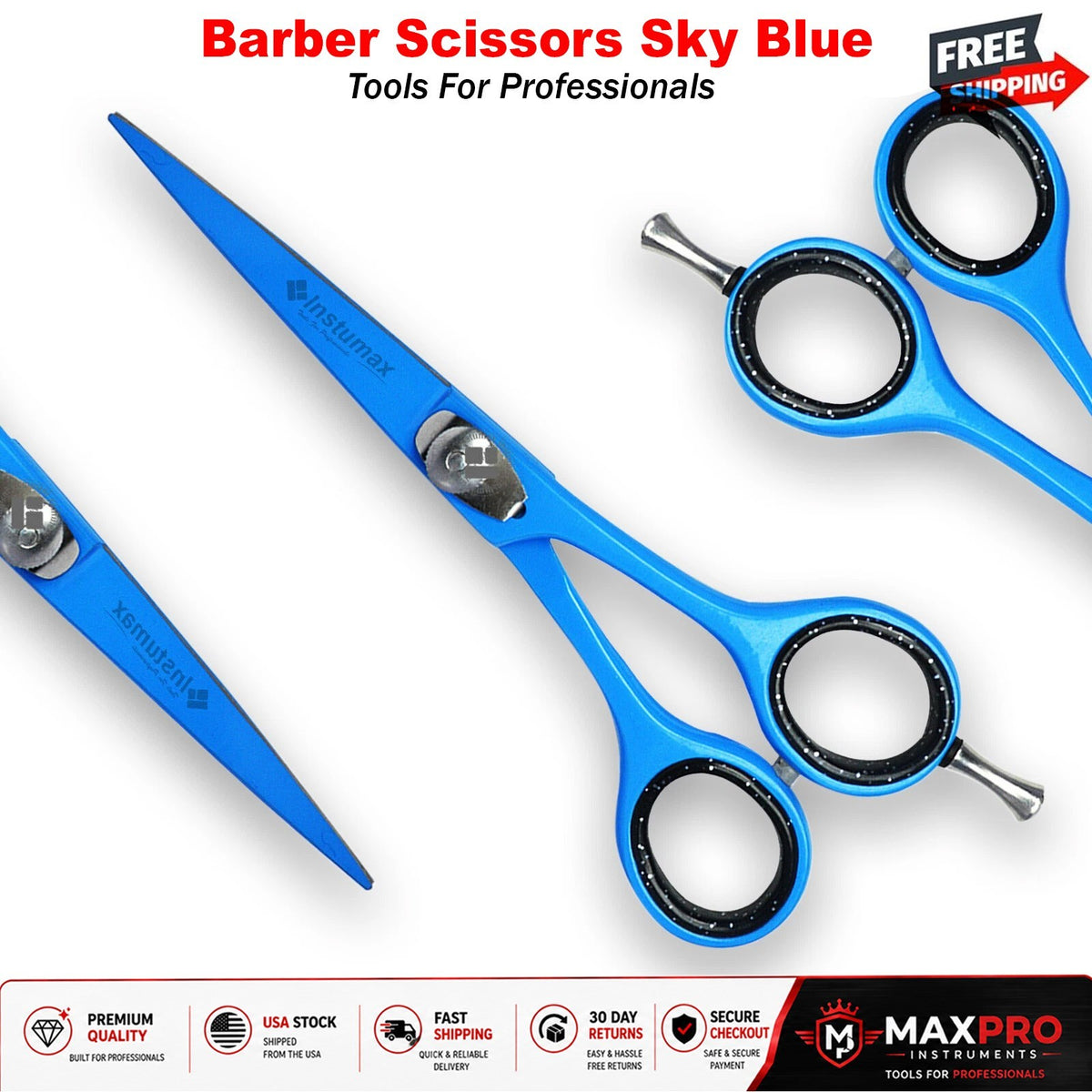 Professional Hair Cutting Scissors 6.5 Inch German Stainless Steel Shears