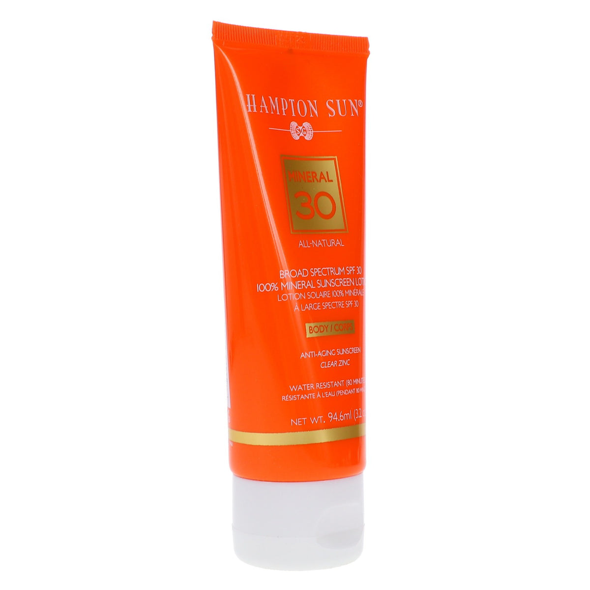 SPF 30 Mineral Sunscreen Lotion with Anti-Aging Benefits - 3.2 oz