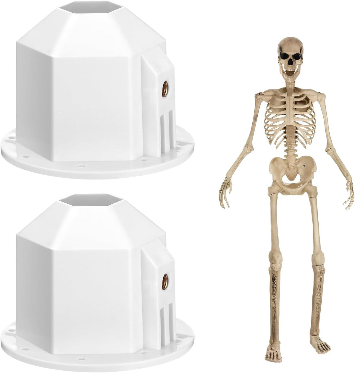 Skeleton Replacement Shoulder Parts for 12 Ft Halloween Skeleton - White