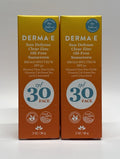 Oil-Free Sunscreen SPF 30 for Face - Zinc Clear Sun Defense 2 Oz. Pack of 2