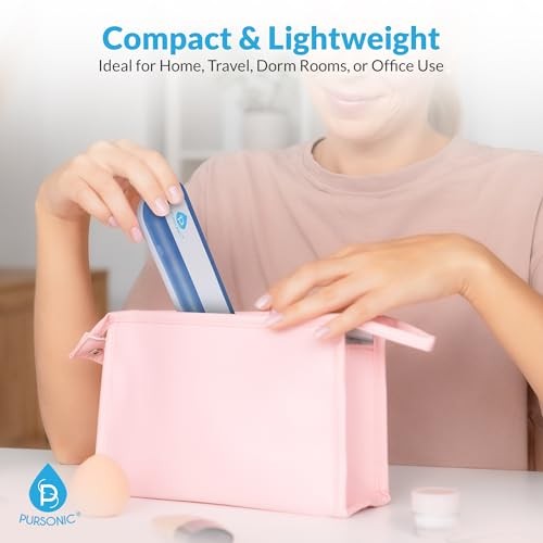 Portable UV Toothbrush Sanitizer Case with Auto Shut Off - Travel & Home Use
