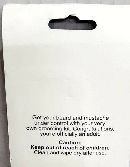Mustache Grooming Kit with Scissors and Comb for Men - Beard Trimming Set
