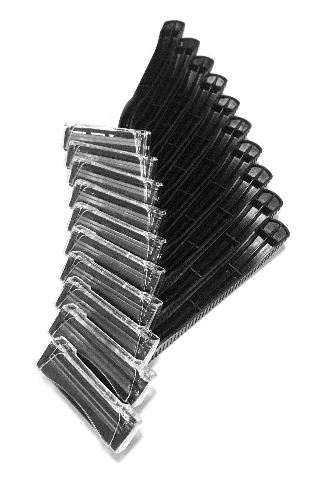 1000 Pack Disposable Razors No Lube Strip Dual Twin Blades Bulk