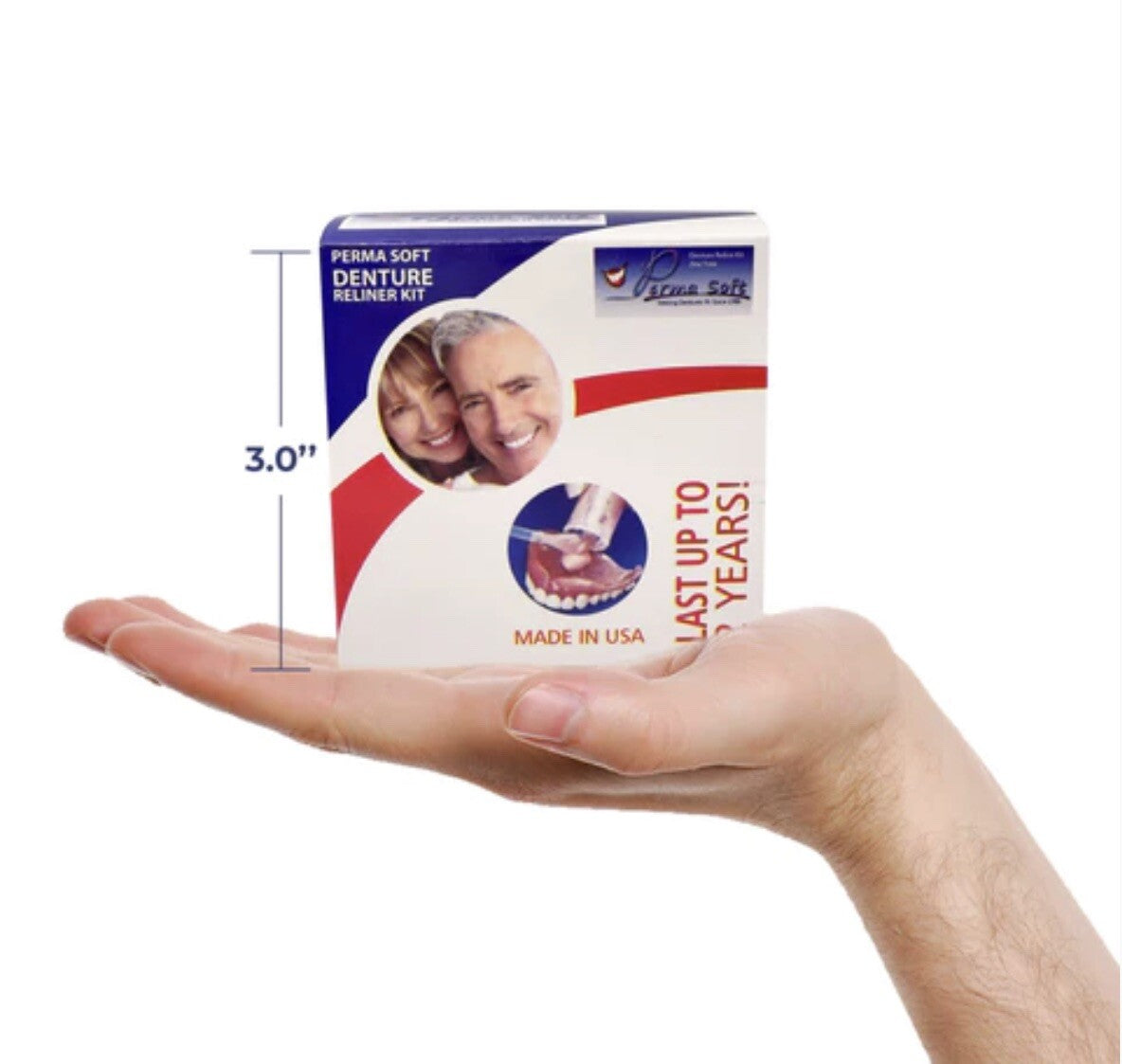 Denture Reline Kit for Upper or Lower Dentures - Soft, Professional-Grade