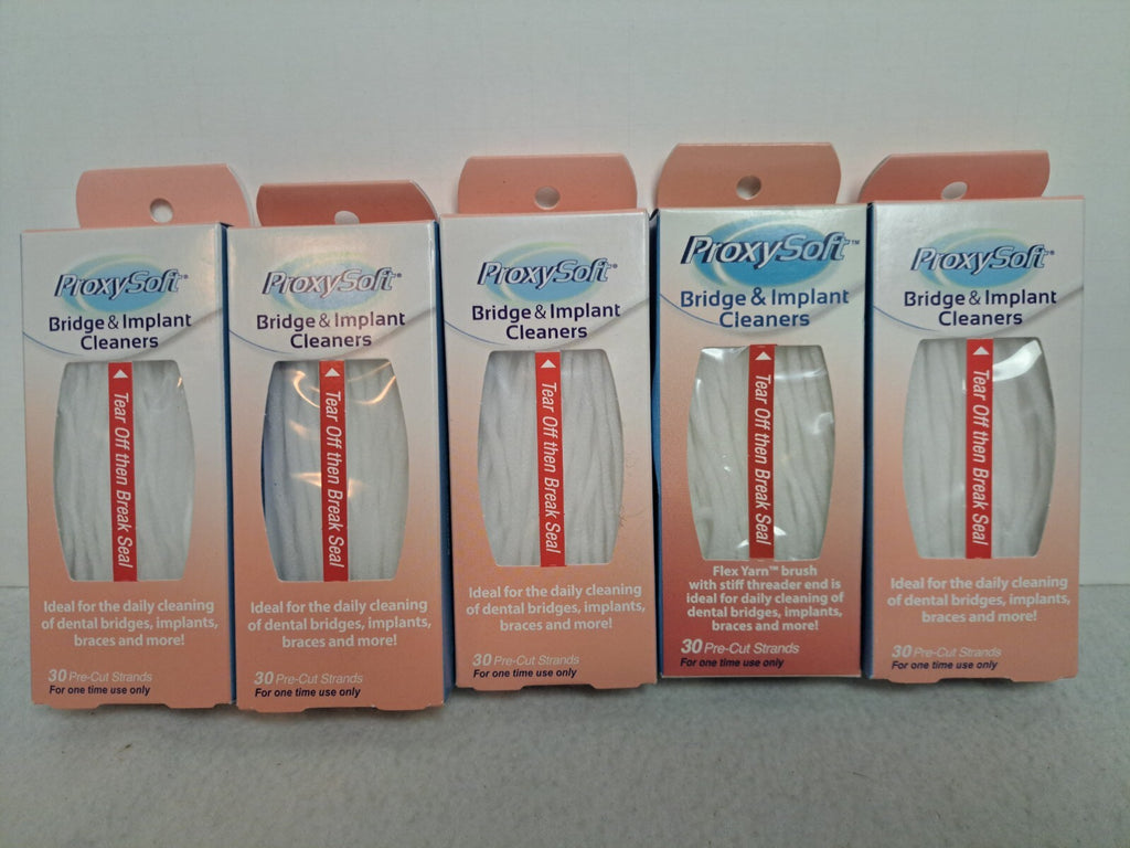 Dental Bridge & Implant Cleaners Set - Pack of 150, Sealed