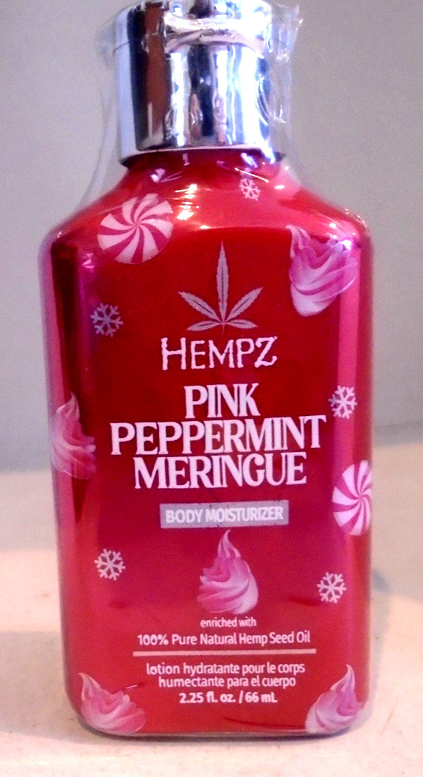 Hempz Pink Peppermint Meringue Body Moisturizer 2.25 oz - New Sealed