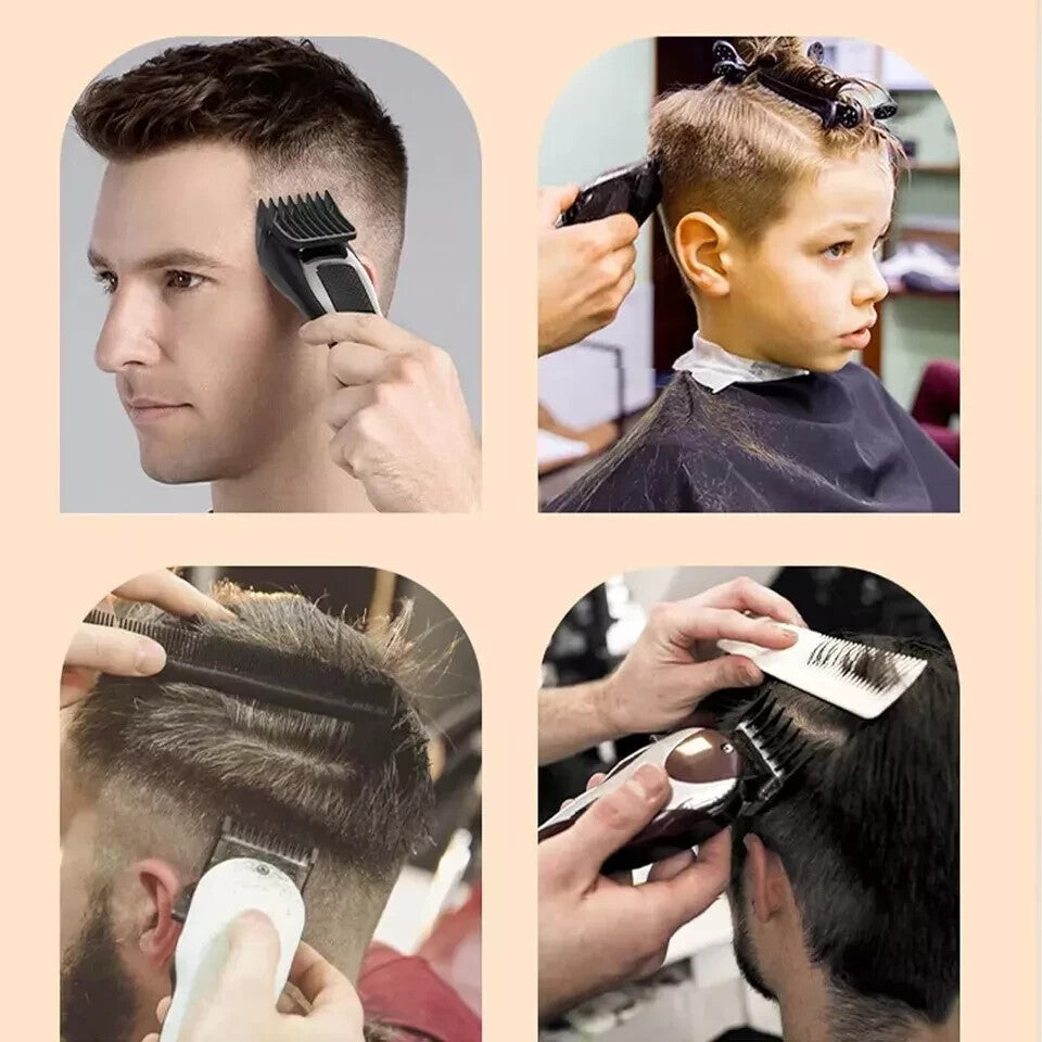 Universal Hair Clipper Guard Set - 8 Sizes for Wahl Clippers & Trimmers