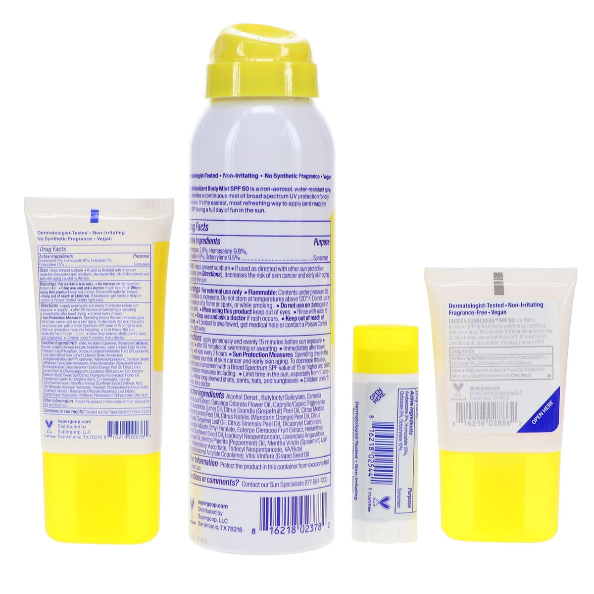 Travel SPF Kit with Sunscreen & Hydrating Skincare - TSA Friendly