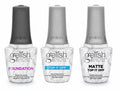 Gel Nail Polish Set 3-Pack - Base, Top Coat & Matte Finish 0.5oz