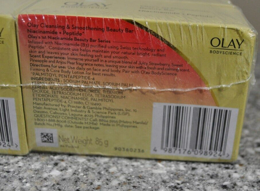 Olay Body Science Vitamin C & Niacinamide Soap 8-Pack Sealed
