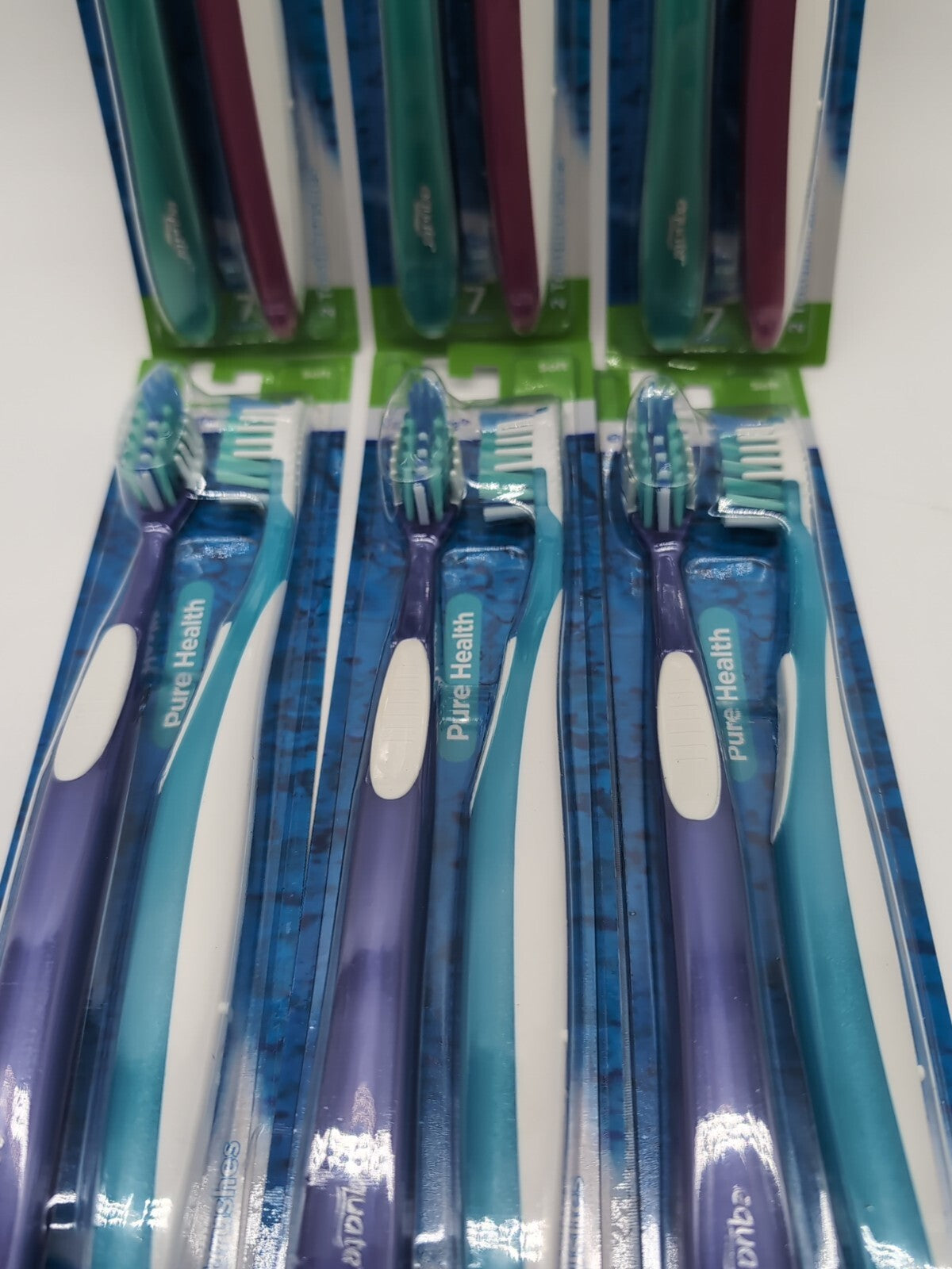 12 Pack Soft Toothbrushes for Deep Plaque Removal - Compatible with Oral B CrossAction