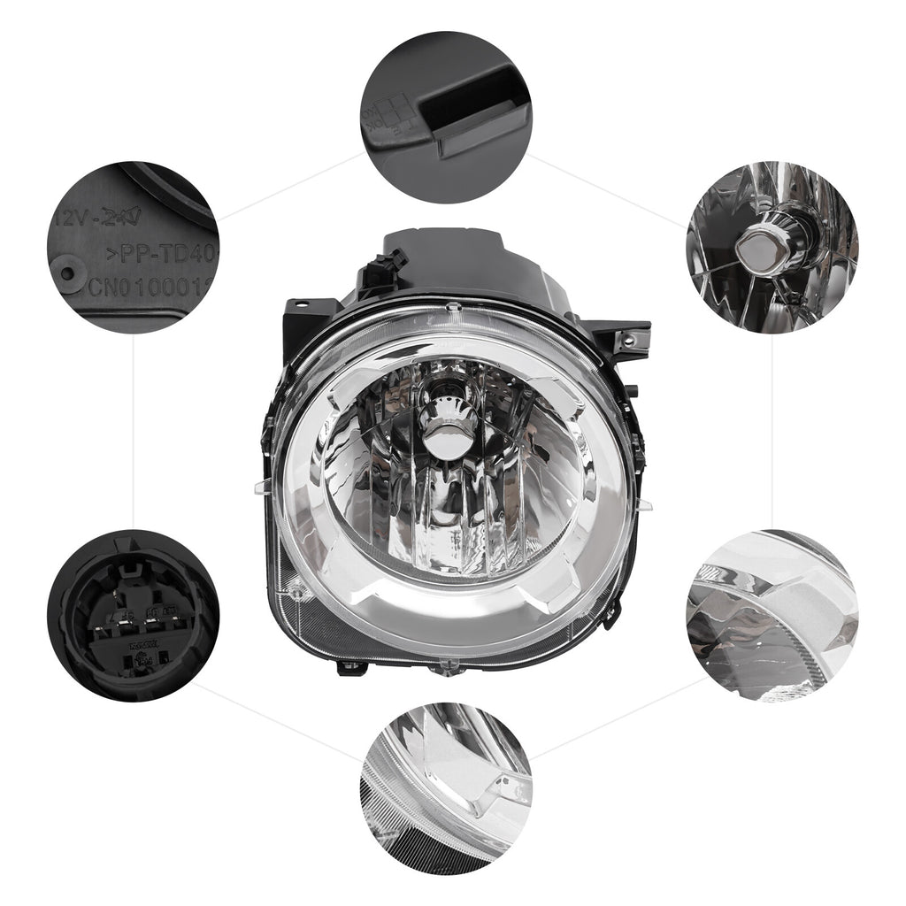 Right Side Halogen Headlight for Jeep Renegade 2019-2023 - Front Replacement