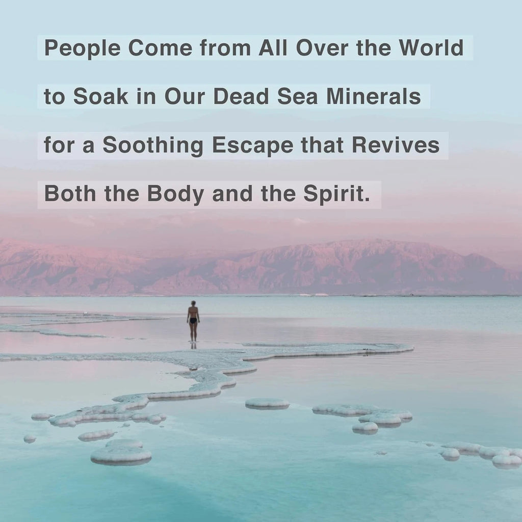 Pure Dead Sea Salt for Bath - 5lb Unscented Mineral-Rich Soak
