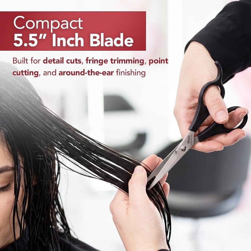 Professional 5.5 Inch Rust-Resistant Hair Cutting Scissors - Ambidextrous