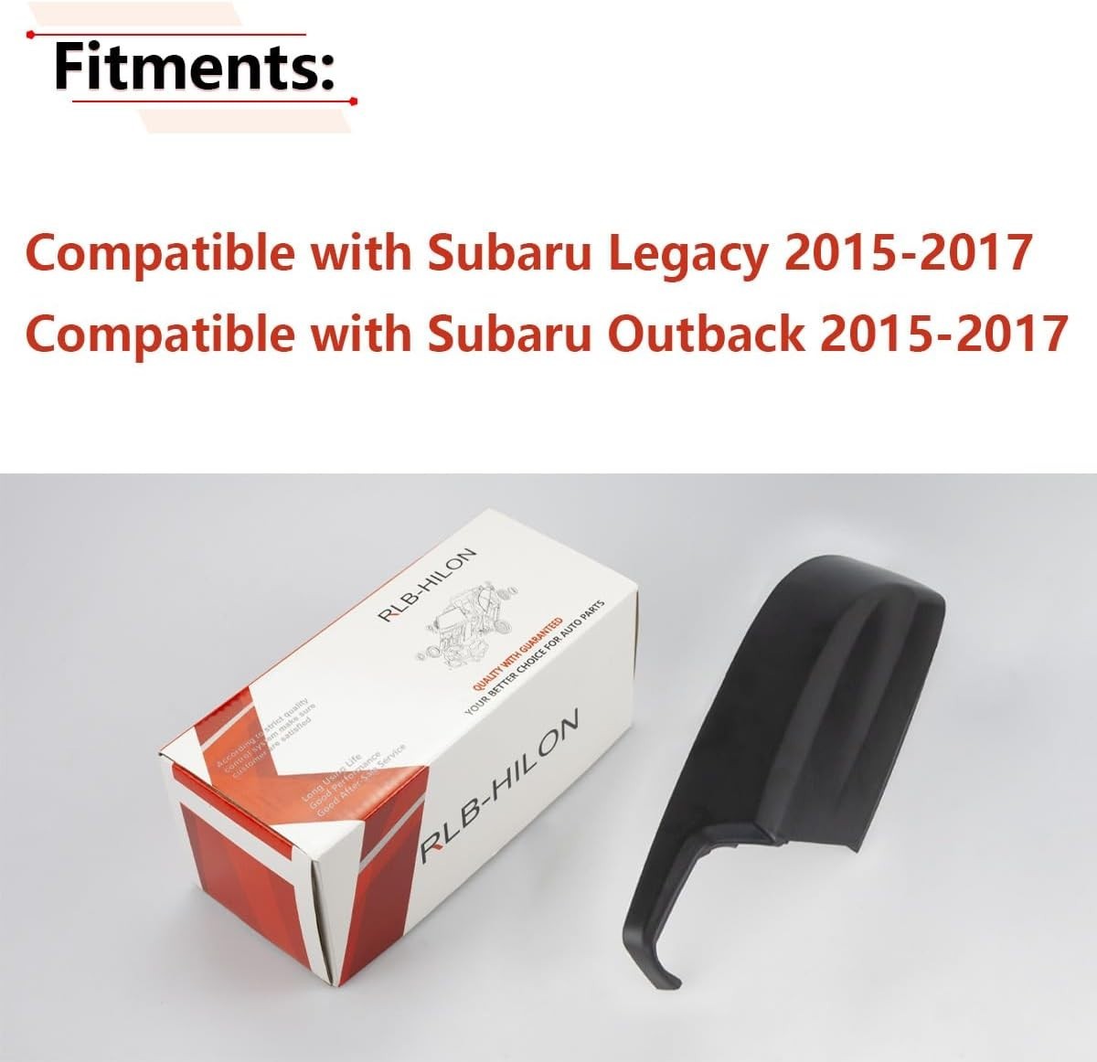 Left Mirror Lower Trim Cap for Subaru Legacy Outback 2015-2017 Black