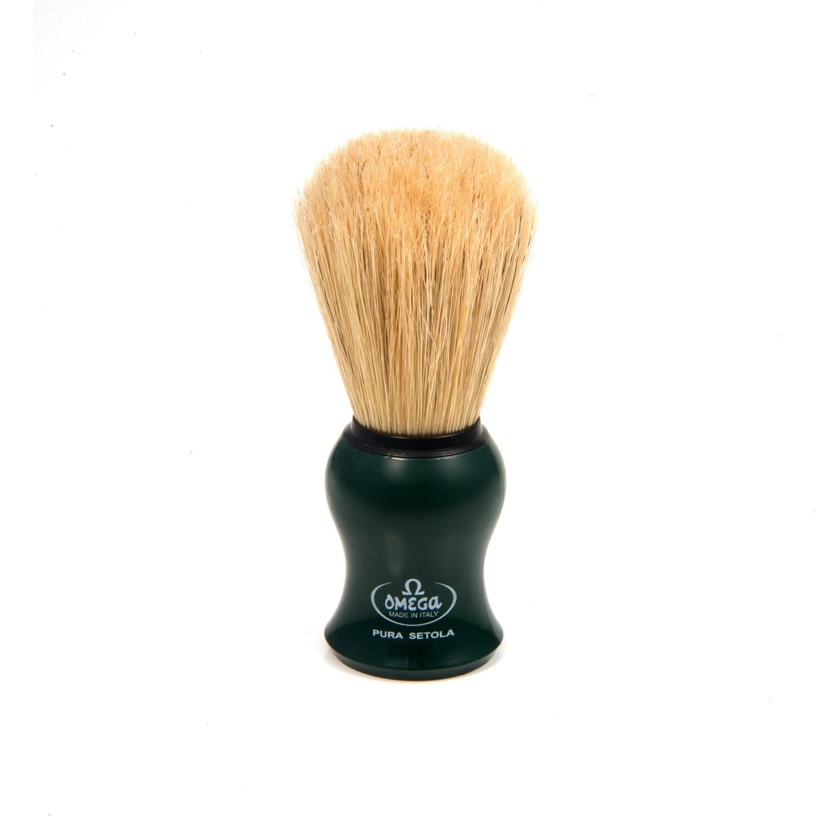 Natural Bristle Shaving Brush with Multi-Color Handle - 4.25 Inches Tall