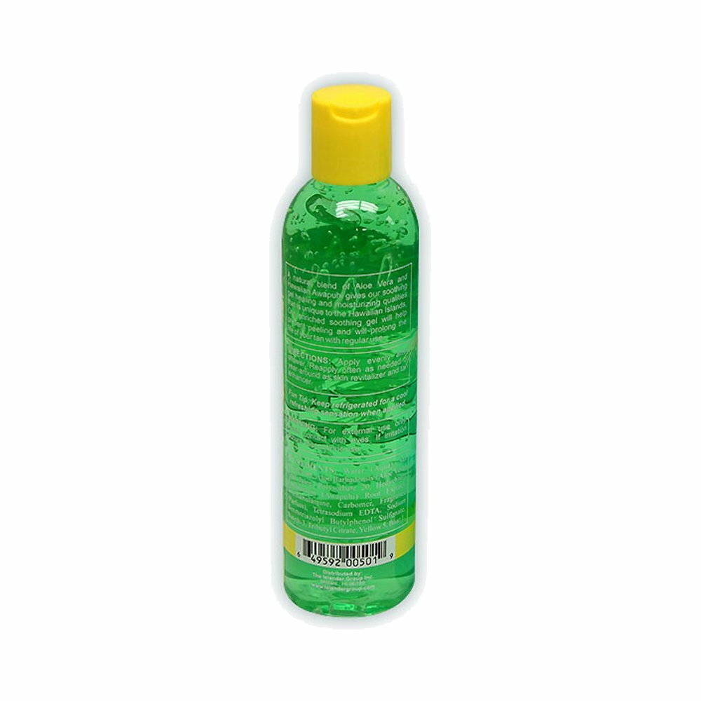 Aloe Vera Gel with Hawaiian Awapuhi - Soothing Moisturizer for Skin, 8oz