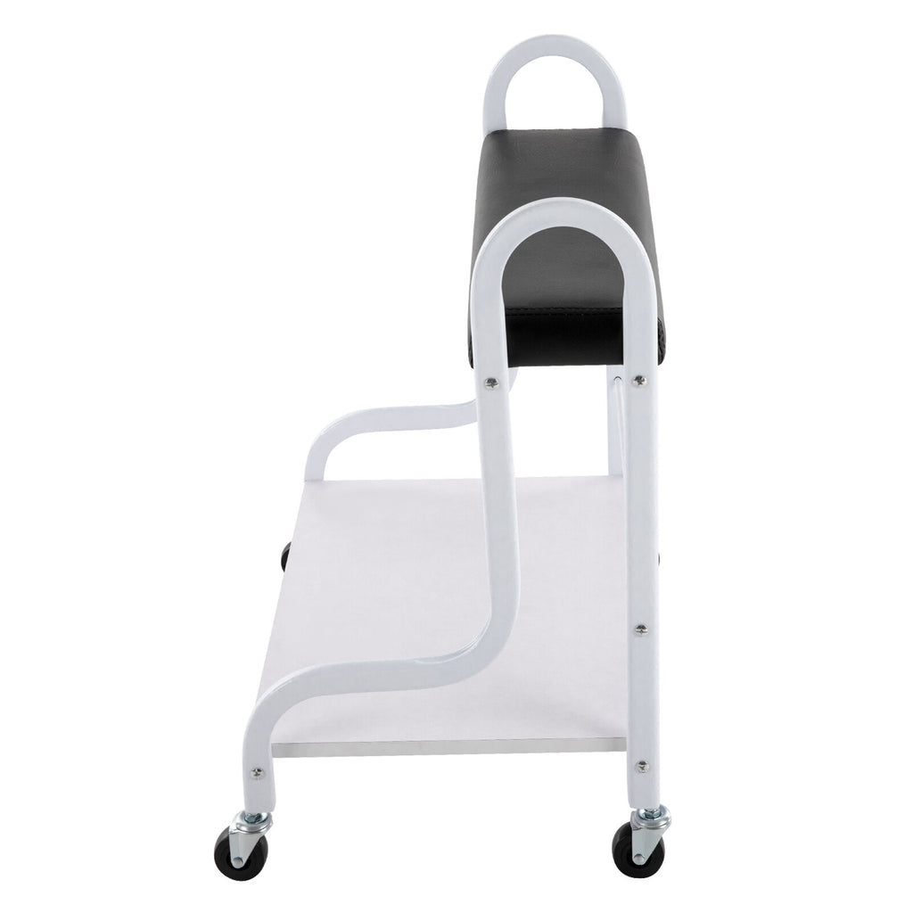Portable 2 Layer Nail & Foot Spa Trolley with Wheels and Storage