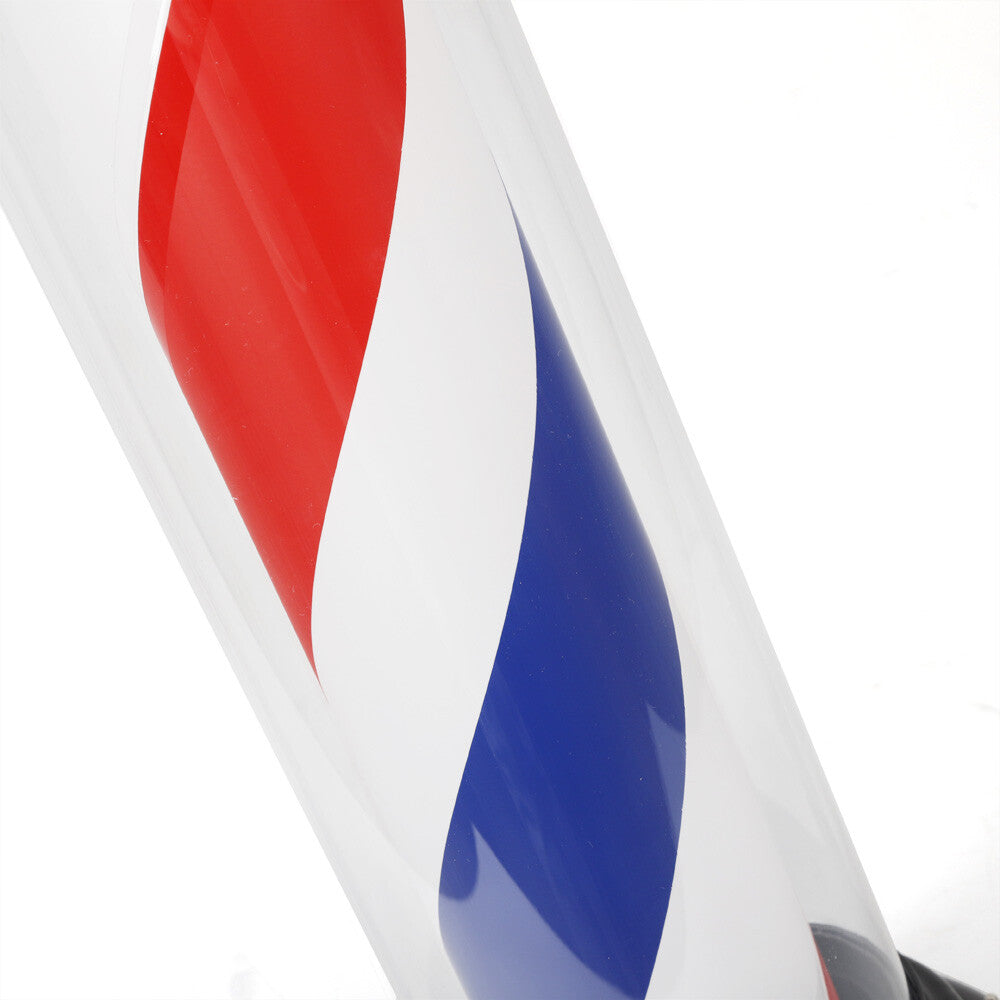 Rotating LED Barber Pole Light Wall Mount for Hair Salons and Shops