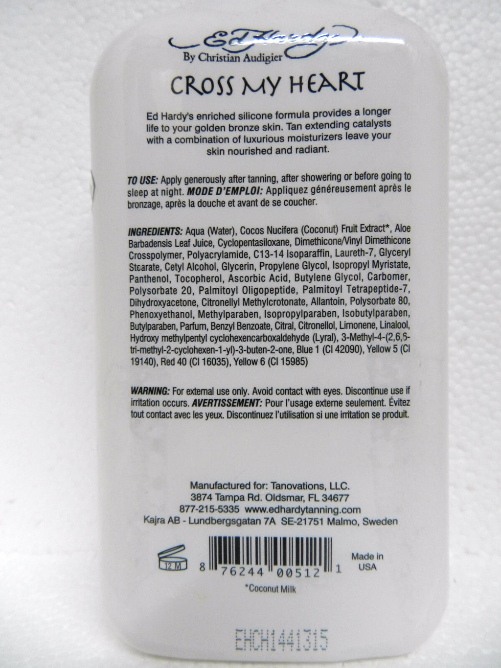 Moisturizer Lotion with Tan Extenders - Cross My Heart 18.75 oz