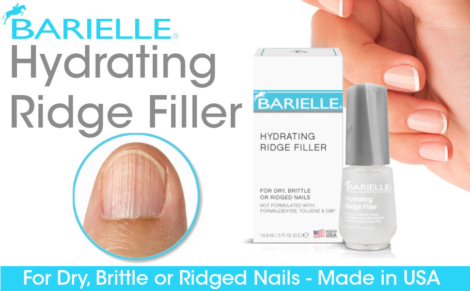 Nail Ridge Filler Hydrating Base Coat for Brittle Nails - 0.5 oz