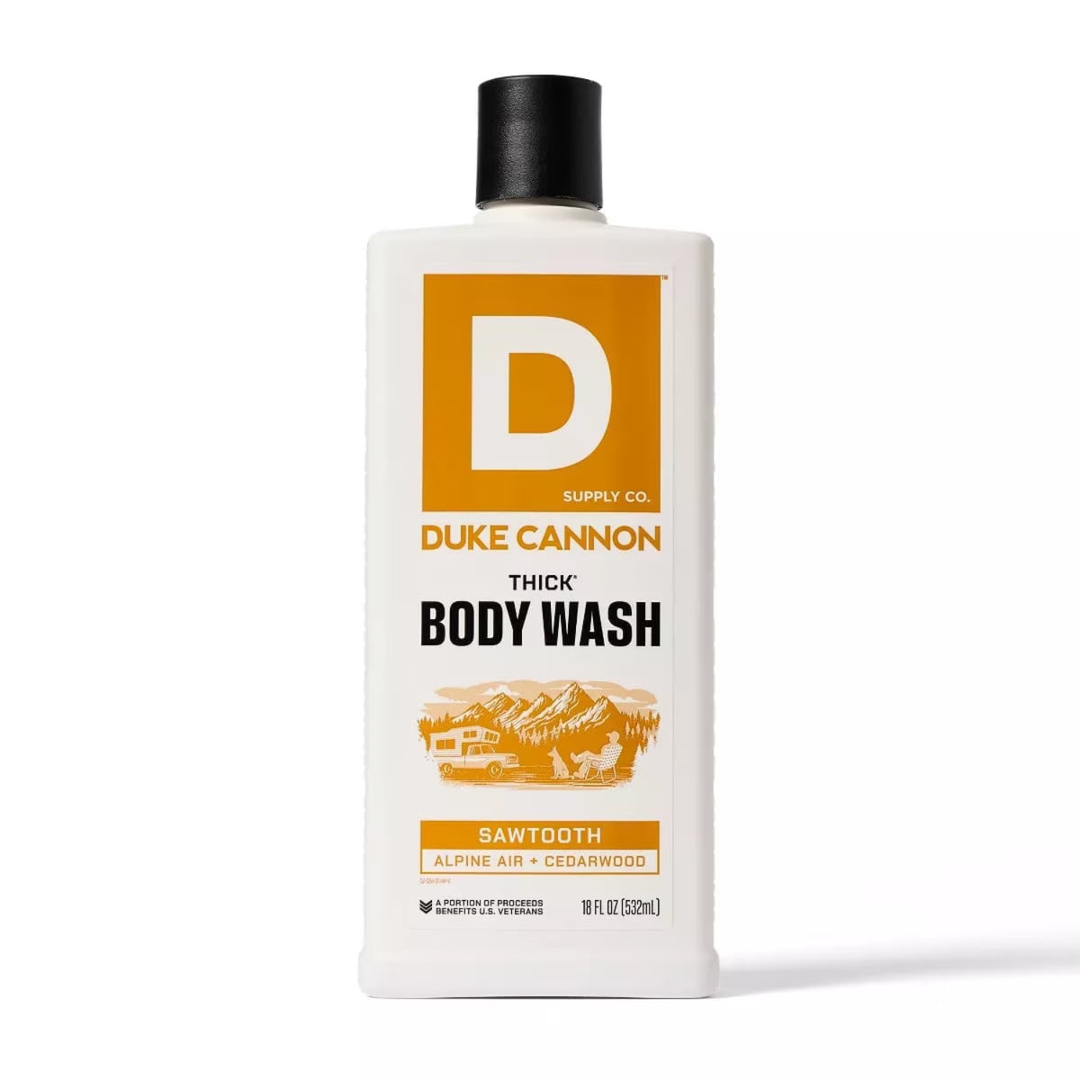 Thick Men's Body Wash Sawtooth 18 Fl Oz 3-Pack - Alpine Cedarwood Scent