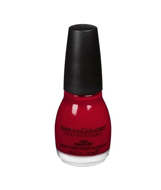 Bold Red Nail Polish - Long-Lasting, Full Coverage, 369 Ruby Ruby