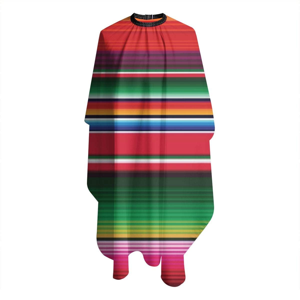 Colorful Mexican Stripes Barber Cape - Professional Haircut Apron for Salon & Home