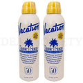 Vacation SPF 50 Sunscreen Spray Coconut Banana 6oz Lot of 2 - Water-Resistant, Broad Spectrum, Lightweight & Transparent